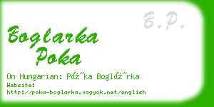 boglarka poka business card